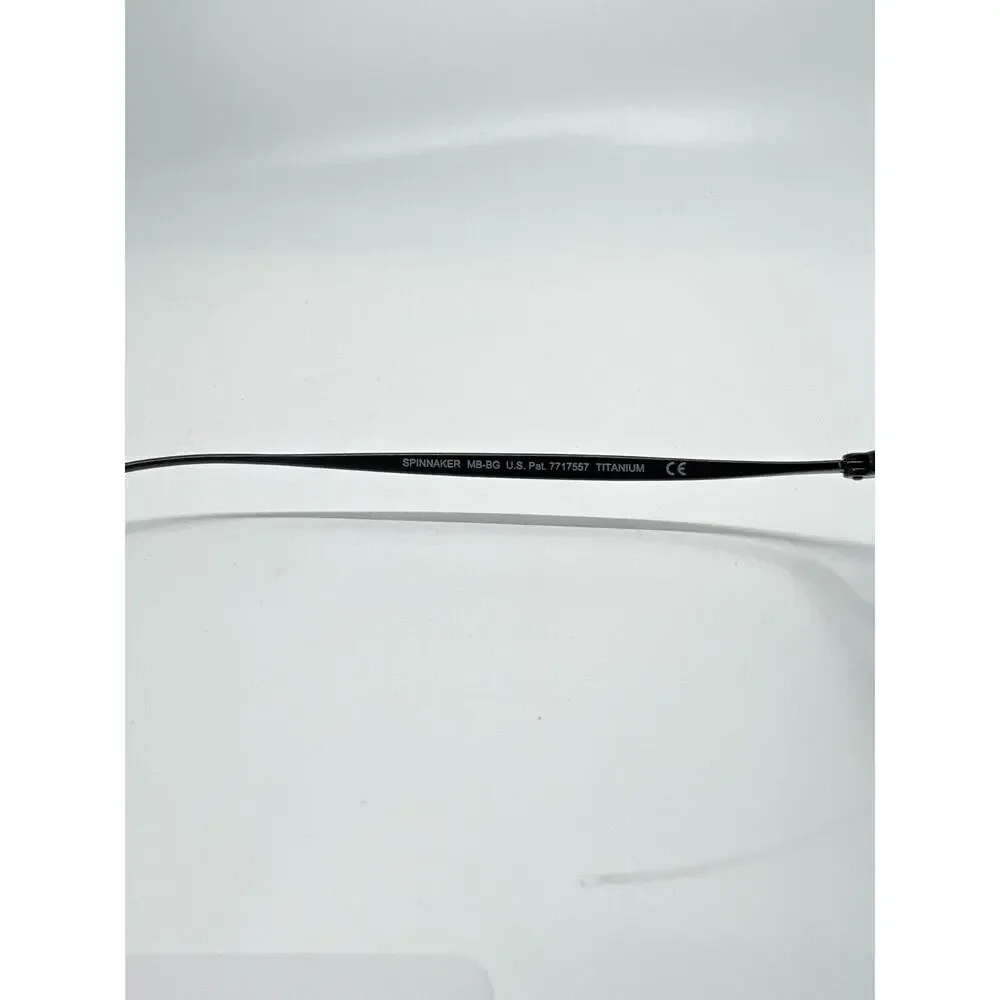 Maui Jim Japan SPINNAKER MJ545-2M 54-19-140‎ Black Metal Sunglasses Frame H9104